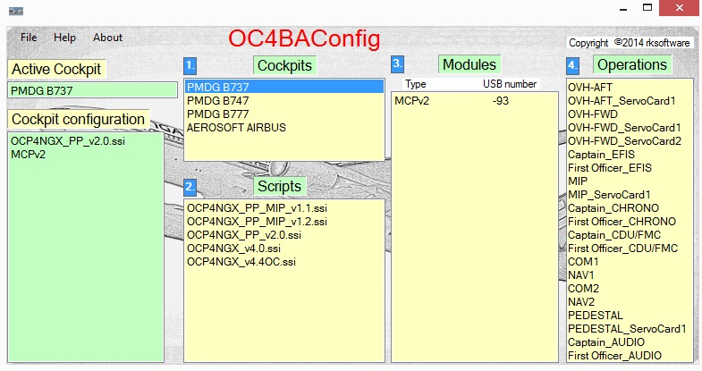 OC4BA configuration